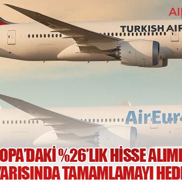 THY, Air Europa’daki %26’lık Hisse Alımını 2026’nın İkinci Yarısında Tamamlamayı Hedefliyor