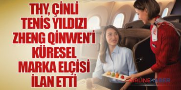 THY, Çinli tenis yıldızı Zheng Qinwen’i Küresel Marka Elçisi ilan etti