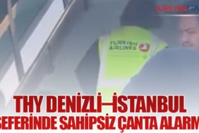 THY Denizli–İstanbul seferinde sahipsiz çanta alarmı