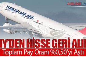 THY’den Hisse Geri Alımı: Toplam Pay Oranı %0,50’yi Aştı