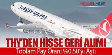 THY’den Hisse Geri Alımı: Toplam Pay Oranı %0,50’yi Aştı