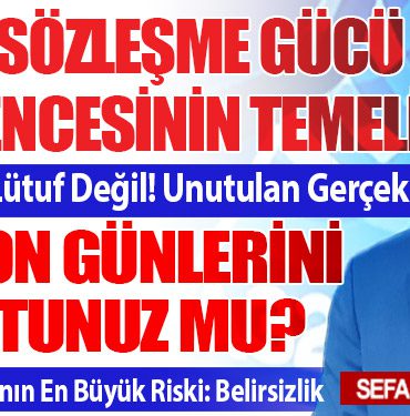 Toplu Sözleşme Gücü: İş Güvencesinin Temeli. Haklarınız Lütuf Değil! Unutulan Gerçek