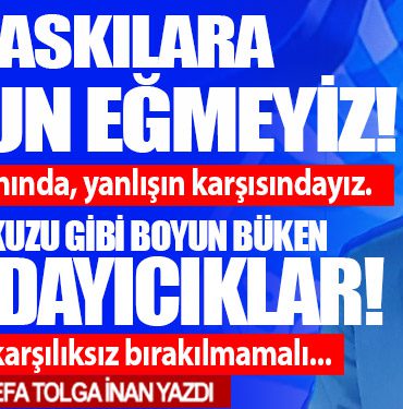 %14 ‘lük zamma kuzu gibi boyun büken Kabadayıcıklar!