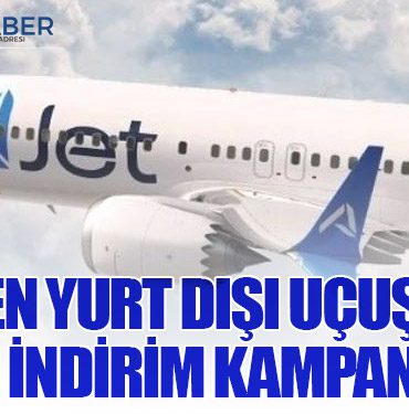AJet’ten Yurt Dışı Uçuşlarda %25 İndirim Kampanyası