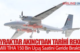 Bayraktar AKINCI’dan Tarihi Rekor: Milli TİHA 150 Bin Uçuş Saatini Geride Bıraktı