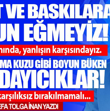 Bu özveri karşılıksız bırakılmamalı...