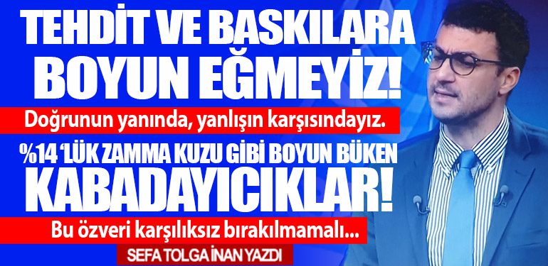 Bu özveri karşılıksız bırakılmamalı...