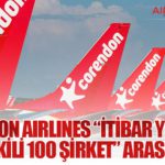 Corendon Airlines “İtibar Yönetimi En Etkili 100 Şirket” arasında!