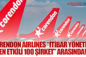 Corendon Airlines “İtibar Yönetimi En Etkili 100 Şirket” arasında!