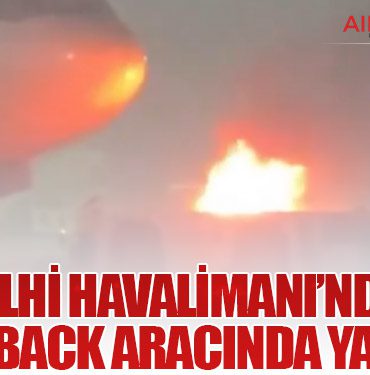 Delhi Havalimanı’nda Pushback Aracında Yangın