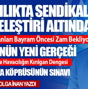 Havacılıkta Sendikal Süreç Eleştiri Altında. Gökyüzünün Yeni Gerçeği: Savaş, Teknoloji ve Havacılığın Kırılgan Dengesi