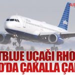 JetBlue Uçağı Rhode Island’da Çakalla Çarpıştı