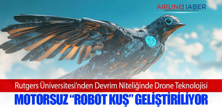 Rutgers Üniversitesi’nden Devrim Niteliğinde Drone Teknolojisi: Motorsuz “Robot Kuş” Geliştiriliyor