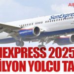 SunExpress 2025’te 16 Milyon Yolcu Taşıdı