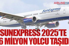 SunExpress 2025’te 16 Milyon Yolcu Taşıdı