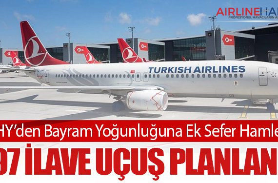 THY’den Bayram Yoğunluğuna Ek Sefer Hamlesi: 297 İlave Uçuş Planlandı
