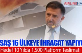 TUSAŞ 16 Ülkeye İhracat Yapıyor: Hedef 10 Yılda 1.500 Platform Teslimatı