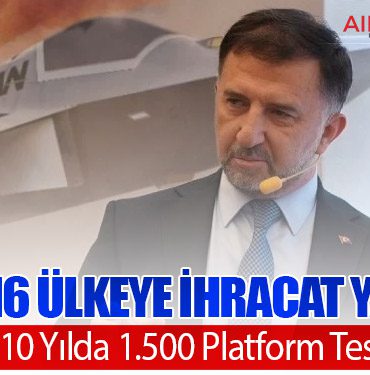 TUSAŞ 16 Ülkeye İhracat Yapıyor: Hedef 10 Yılda 1.500 Platform Teslimatı