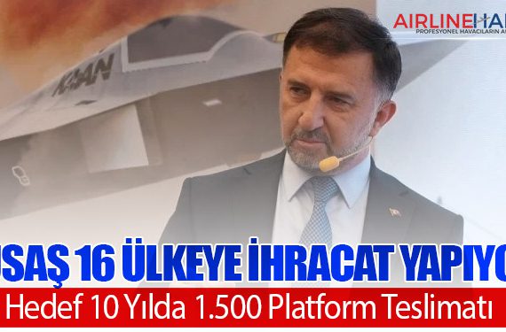 TUSAŞ 16 Ülkeye İhracat Yapıyor: Hedef 10 Yılda 1.500 Platform Teslimatı