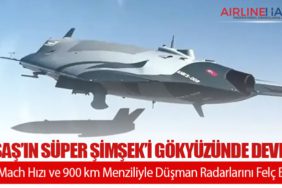 TUSAŞ’ın Süper Şimşek’i Gökyüzünde Devriye: 0,85 Mach Hızı ve 900 km Menziliyle Düşman Radarlarını Felç Ediyor