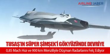TUSAŞ’ın Süper Şimşek’i Gökyüzünde Devriye: 0,85 Mach Hızı ve 900 km Menziliyle Düşman Radarlarını Felç Ediyor