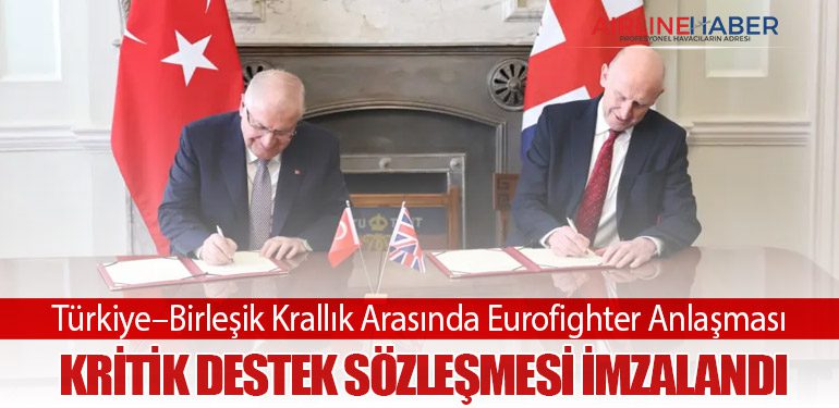 Türkiye–Birleşik Krallık Arasında Eurofighter Anlaşması: Kritik Destek Sözleşmesi İmzalandı