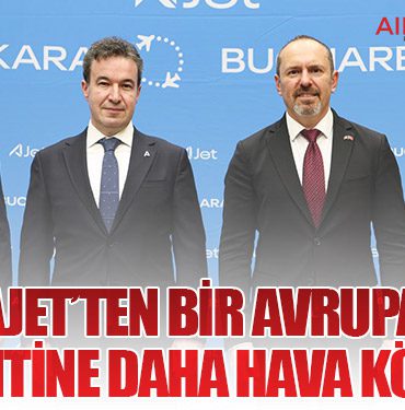 AJet’ten Bir Avrupa Başkentine Daha Hava Köprüsü