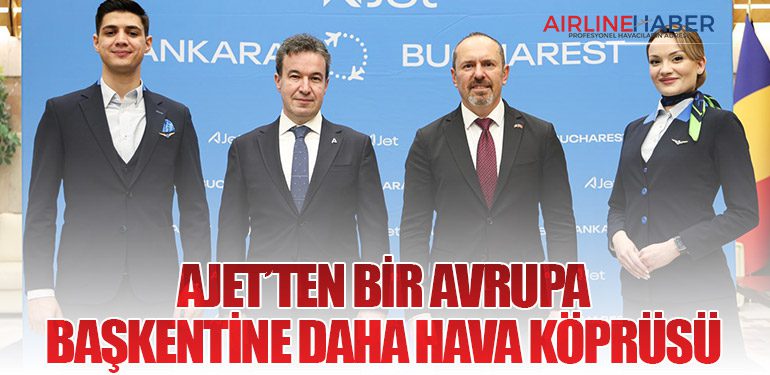 AJet’ten Bir Avrupa Başkentine Daha Hava Köprüsü