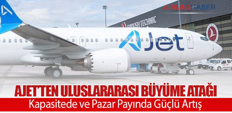 AJet’ten Uluslararası Büyüme Atağı: Kapasitede ve Pazar Payında Güçlü Artış