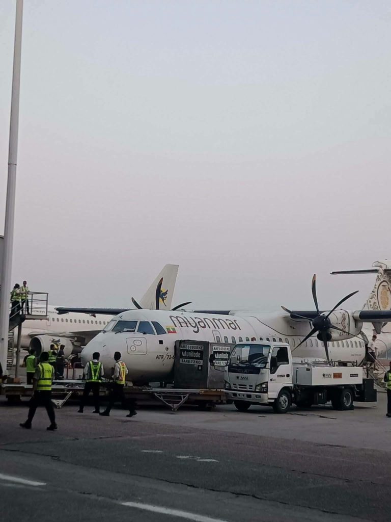 Yangon Havalimanı’nda Kaza: ATR-72 Fren Arızasıyla A319’a Çarptı