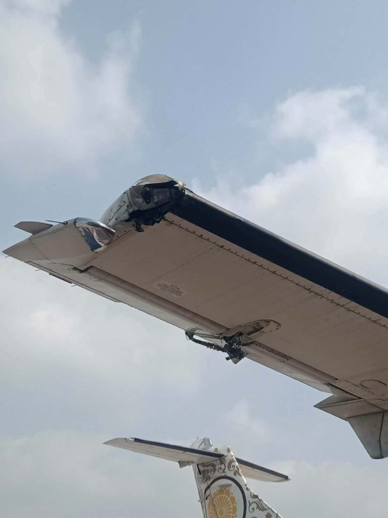 Yangon Havalimanı’nda Kaza: ATR-72 Fren Arızasıyla A319’a Çarptı