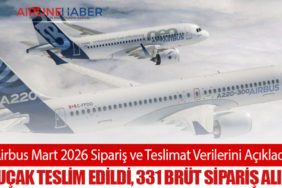 Airbus Mart 2026 Sipariş ve Teslimat Verilerini Açıkladı: 60 Uçak Teslim Edildi, 331 Brüt Sipariş Alındı