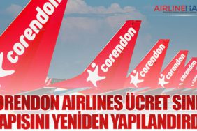 Corendon Airlines ücret sınıfı yapısını yeniden yapılandırdı