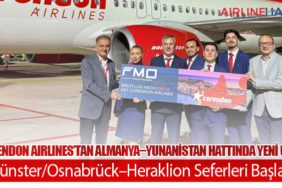 Corendon Airlines’tan Almanya–Yunanistan Hattında Yeni Uçuş: Münster/Osnabrück–Heraklion Seferleri Başladı