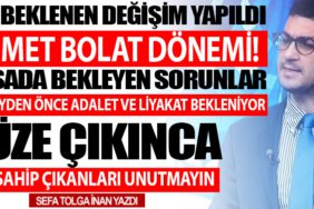 AHMET BOLAT DÖNEMİ! DÜZE ÇIKINCA SİZE SAHİP ÇIKANLARI UNUTMAYIN