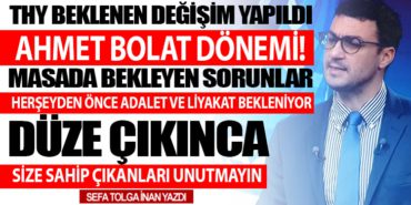 AHMET BOLAT DÖNEMİ! DÜZE ÇIKINCA SİZE SAHİP ÇIKANLARI UNUTMAYIN
