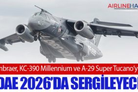 Embraer, KC-390 Millennium ve A-29 Super Tucano’yu FIDAE 2026’da Sergileyecek
