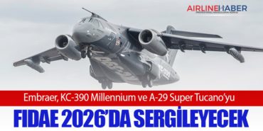 Embraer, KC-390 Millennium ve A-29 Super Tucano’yu FIDAE 2026’da Sergileyecek