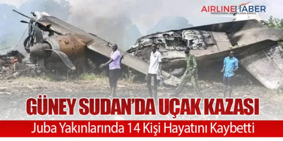 Güney Sudan’da Uçak Kazası: Juba Yakınlarında 14 Kişi Hayatını Kaybetti