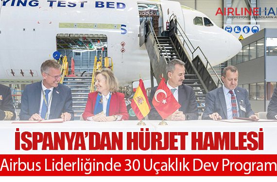 İspanya’dan HÜRJET Hamlesi: Airbus Liderliğinde 30 Uçaklık Dev Program