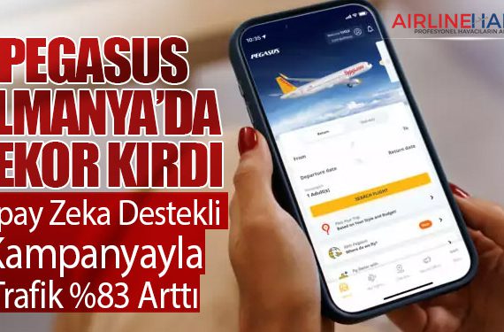 Pegasus Almanya’da Rekor Kırdı: Yapay Zeka Destekli Kampanyayla Trafik %83 Arttı