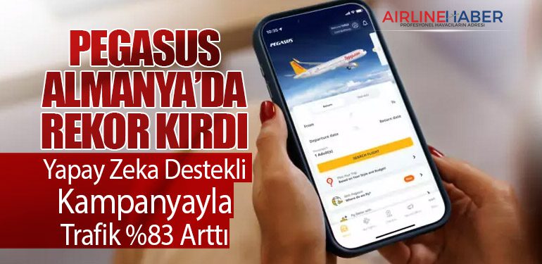 Pegasus Almanya’da Rekor Kırdı: Yapay Zeka Destekli Kampanyayla Trafik %83 Arttı