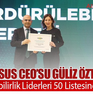 Pegasus CEO’su Güliz Öztürk, Sürdürülebilirlik Liderleri 50 Listesinde Yer Aldı