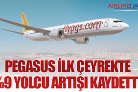 Pegasus İlk Çeyrekte %9 Yolcu Artışı Kaydetti