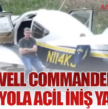 Rockwell Commander 114B Otoyola Acil İniş Yaptı