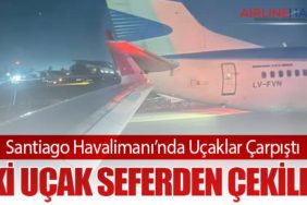 Santiago-Havalimanı’nda-Uçaklar-Çarpıştı-İki-Uçak-Seferden-Çekildi