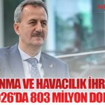 Savunma ve Havacılık İhracatı Mart 2026’da 803 Milyon Dolar Oldu