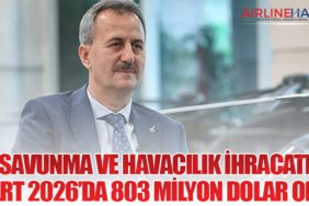 Savunma ve Havacılık İhracatı Mart 2026’da 803 Milyon Dolar Oldu