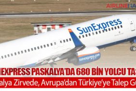SunExpress Paskalya’da 680 Bin Yolcu Taşıdı: Antalya Zirvede, Avrupa’dan Türkiye’ye Talep Güçlü