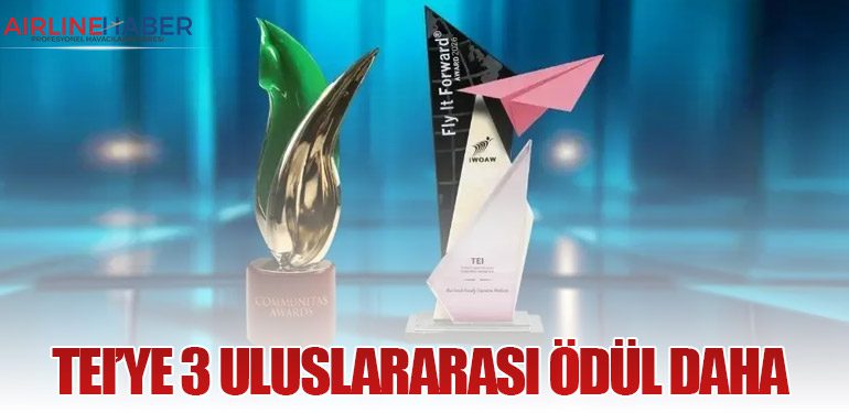 TEI’ye 3 Uluslararası Ödül Daha